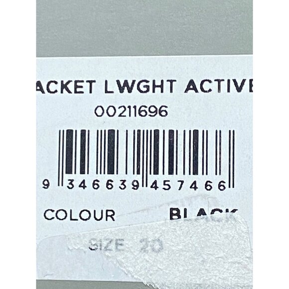 Zim & Zoe Women's Lightweight Relaxed Fit Active Jacket Size 20 NWT Black - Picture 4 of 5